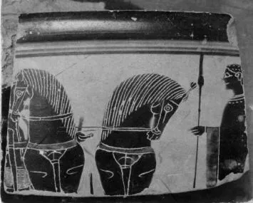 FRAGMENT (ATHENIAN, BLACK-FIGURE)