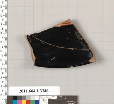 Terracotta fragment of a kylix (drinking cup)