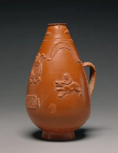 Red-Slip Pyriform Jug