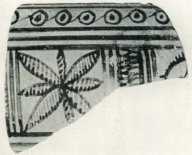 PYXIS, FRAGMENT (ATHENIAN GEOMETRIC, SILHOUETTE)