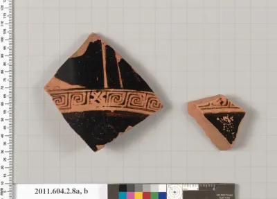 Terracotta fragments of a neck-amphora (jar)