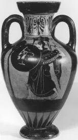 PSEUDO-PANATHENAIC AMPHORA (ATHENIAN, BLACK-FIGURE)