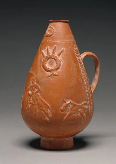 Red-Slip Pyriform Jug