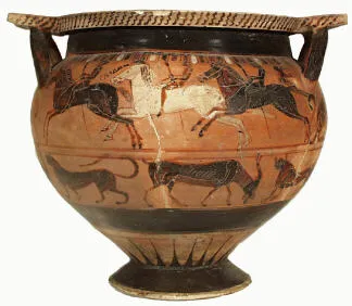 KRATER, COLUMN (CORINTHIAN)
