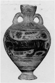 AMPHORISKOS (CORINTHIAN, BLACK-FIGURE)