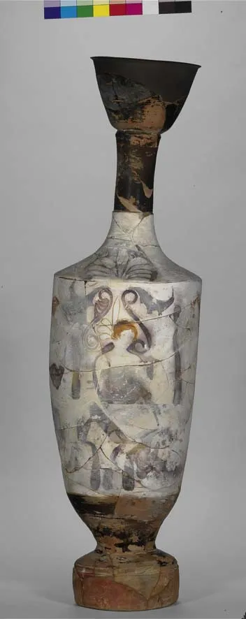 Lekythos (Attisch-weißgrundige Lekythos (sog. Huge Lekythos))