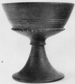 CHALICE (ETRUSCAN, BUCCHERO)