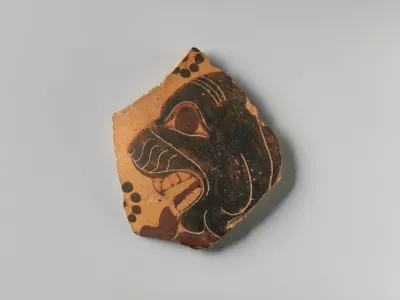 Fragment of a terracotta vase