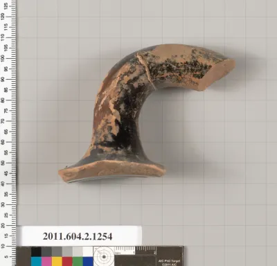 Terracotta fragment of a skyphos (deep drinking cup)