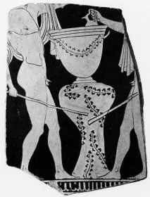 CUP, FRAGMENT (ATHENIAN, RED-FIGURE)