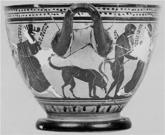 SKYPHOS (ATHENIAN, BLACK-FIGURE)