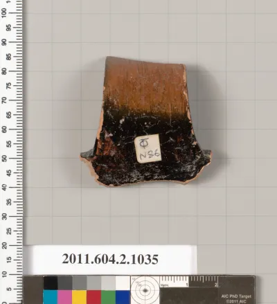 Terracotta fragment of an oinochoe (jug)