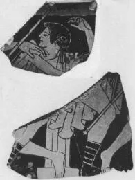 KYATHOS, FRAGMENTS (ATHENIAN, RED-FIGURE)