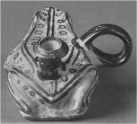 FIGURE VASE, GUTTUS (SOUTH ITALIAN, APULIAN)