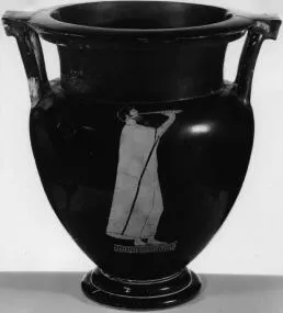 KRATER, COLUMN (ATHENIAN, RED-FIGURE)