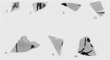 AMPHORA, NECK, FRAGMENTS (ATHENIAN, BLACK-FIGURE)