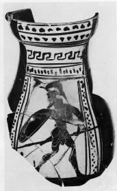 OLPE, FRAGMENT (ATHENIAN, BLACK-FIGURE)