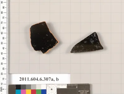 Terracotta fragments of open shapes