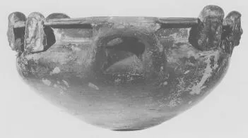 BOWL (ETRUSCAN, BUCCHERO)
