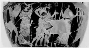 KRATER, COLUMN (ATHENIAN, RED-FIGURE)