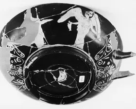 CUP, STEMLESS (ATHENIAN, RED-FIGURE)