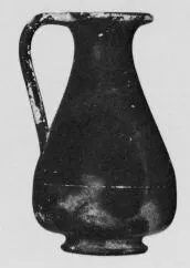 OLPE (ETRUSCAN, BLACK GLAZE)