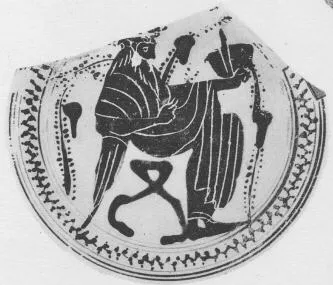 CUP B (ATHENIAN, BLACK-FIGURE)