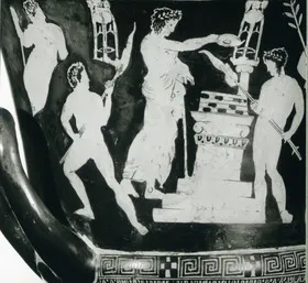 KRATER, CALYX (ATHENIAN, RED-FIGURE)