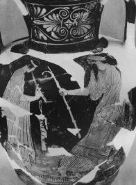 AMPHORA, NECK (ATHENIAN, RED-FIGURE)