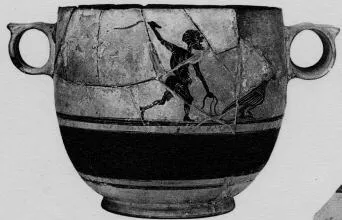 KANTHAROS (BOEOTIAN, CABIRION WARE, BLACK-FIGURE)