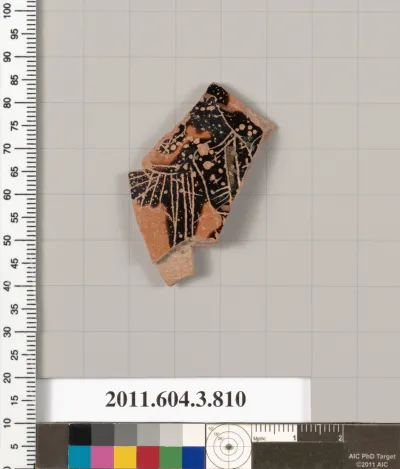 Terracotta fragment of a lekythos (oil flask)