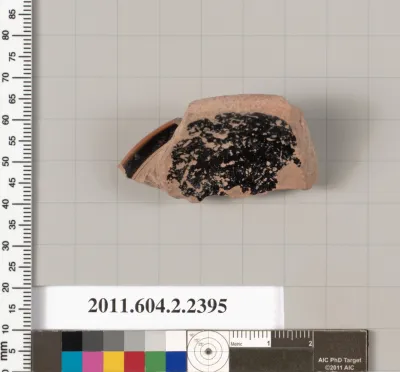 Terracotta fragment of a skyphos (deep drinking cup)
