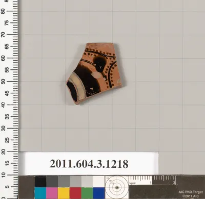 Terracotta rim fragment of a kyathos (cup-shaped ladle)