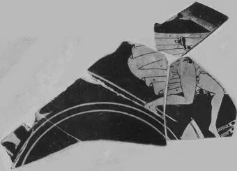 CUP, FRAGMENT (ATHENIAN, RED-FIGURE)