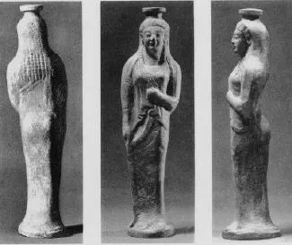 FIGURE VASE (EAST GREEK)