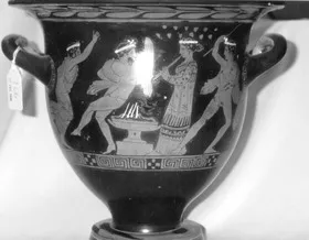 KRATER, BELL (ATHENIAN, RED-FIGURE)