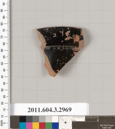 Terracotta fragment of an olpe (jug)