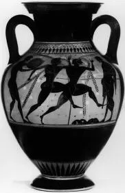 AMPHORA, BELLY, TYPE B (ATHENIAN, BLACK-FIGURE)