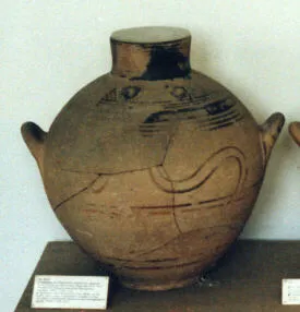 AMPHORA, BELLY-HANDLED (ATHENIAN PROTOGEOMETRIC)