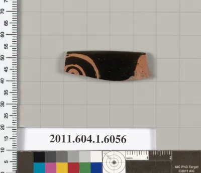 Terracotta fragment of a kylix (drinking cup)