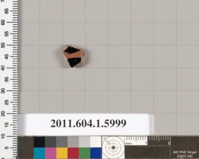 Terracotta fragment of a kylix (drinking cup)