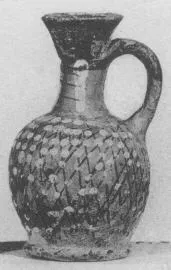 LEKYTHOS, SQUAT (ATHENIAN, BLACK PATTERN)