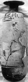ALABASTRON FRAGMENTS (ATHENIAN, RED-FIGURE)