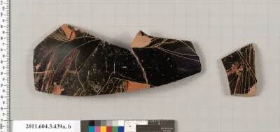 Terracotta fragments of a neck-amphora (jar)