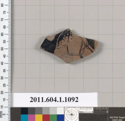 Terracotta fragment of a kylix (drinking cup)