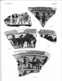 KRATER, VOLUTE, FRAGMENT (ATHENIAN, BLACK-FIGURE)