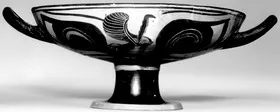 CUP A (ATHENIAN, BLACK-FIGURE)