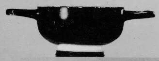 SKYPHOS (SOUTH ITALIAN, APULIAN, BLACK GLAZE)
