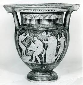 KRATER, COLUMN (ATHENIAN, RED-FIGURE)