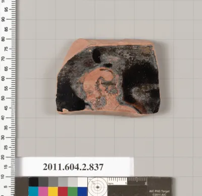 Terracotta fragment of a bell-krater (bowl for mixing wine and water)
